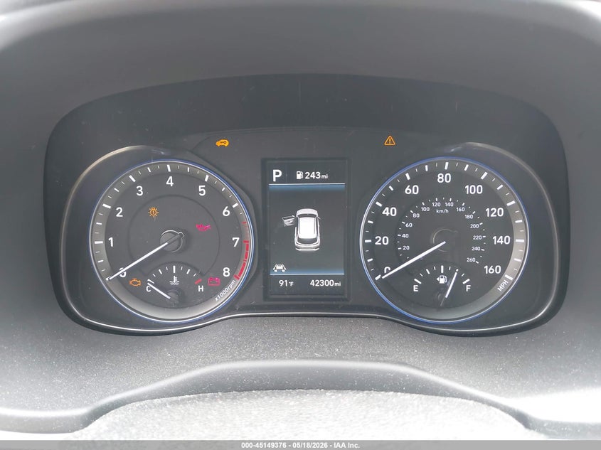 2020 Hyundai Kona VIN KM8K62AA8LU550047 IAAI salvage auction — FRONT END, Original (Texas), sold $4,850 on 2026-07-21 (photo 7)