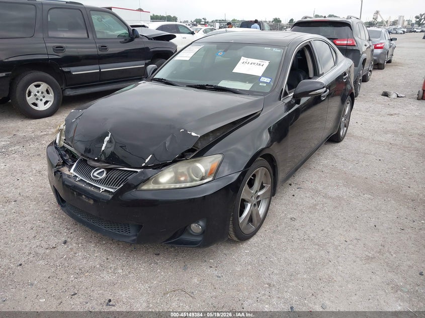 2012 Lexus Is VIN JTHBF5C29C5168677 IAAI salvage auction — FRONT END, Salvage (Texas), sold $1,000 on 2026-07-21 (photo 2)