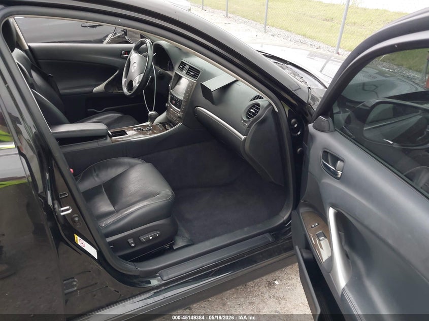 2012 Lexus Is VIN JTHBF5C29C5168677 IAAI salvage auction — FRONT END, Salvage (Texas), sold $1,000 on 2026-07-21 (photo 5)