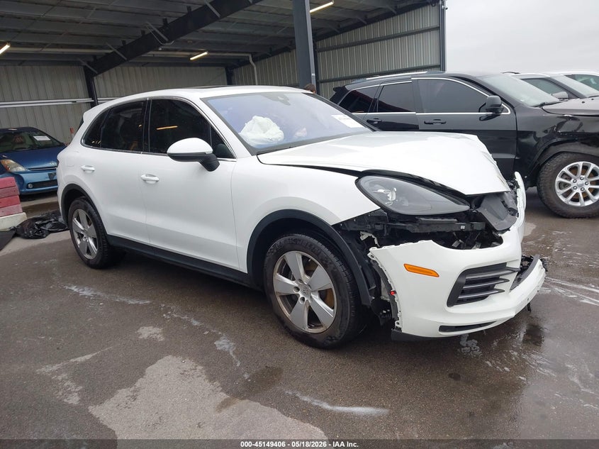 2019 Porsche Cayenne VIN WP1AA2AY6KDA04811 IAAI salvage auction — FRONT END, Salvage Title, sold $8,050 on 2026-09-03 (photo 1)