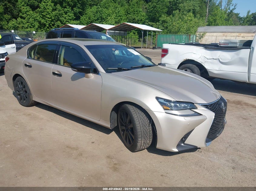 2013 Lexus Gs VIN JTHBE1BL8D5012802 IAAI salvage auction — LEFT REAR, Salvage - Greater Than 75% (Maryland), sold $2,150 on 2026-07-28 (photo 1)
