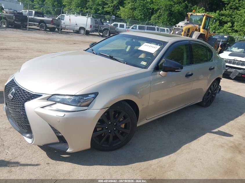 2013 Lexus Gs VIN JTHBE1BL8D5012802 IAAI salvage auction — LEFT REAR, Salvage - Greater Than 75% (Maryland), sold $2,150 on 2026-07-28 (photo 2)