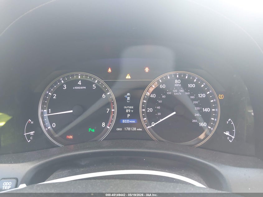 2013 Lexus Gs VIN JTHBE1BL8D5012802 IAAI salvage auction — LEFT REAR, Salvage - Greater Than 75% (Maryland), sold $2,150 on 2026-07-28 (photo 7)