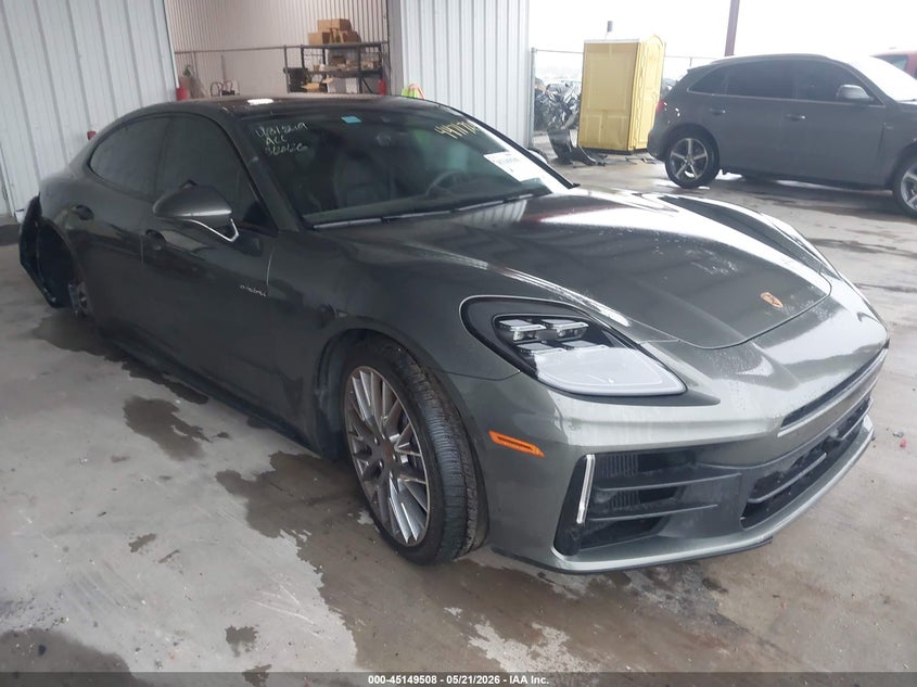 2025 Porsche Panamera VIN WP0AE2YA0SL046105 IAAI salvage auction — LEFT SIDE, Original (Texas), sold $57,750 on 2026-08-10 (photo 1)