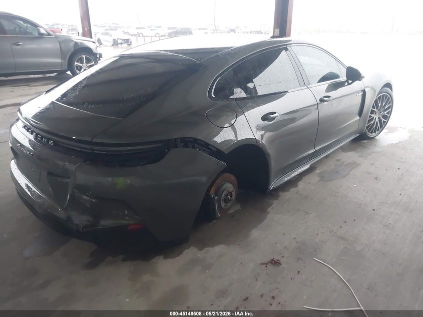 2025 Porsche Panamera VIN WP0AE2YA0SL046105 IAAI salvage auction — LEFT SIDE, Original (Texas), sold $57,750 on 2026-08-10 (photo 4)