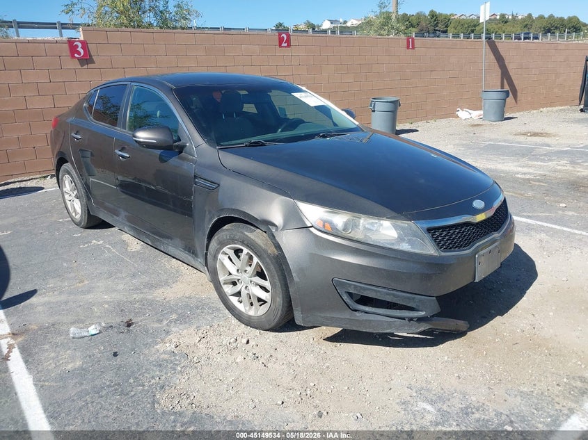 2013 Kia Optima VIN 5XXGM4A71DG201299 IAAI salvage auction — FRONT END, Salvage (California), sold $550 on 2026-07-17 (photo 1)