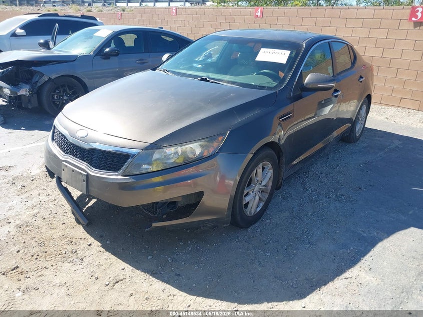 2013 Kia Optima VIN 5XXGM4A71DG201299 IAAI salvage auction — FRONT END, Salvage (California), sold $550 on 2026-07-17 (photo 2)