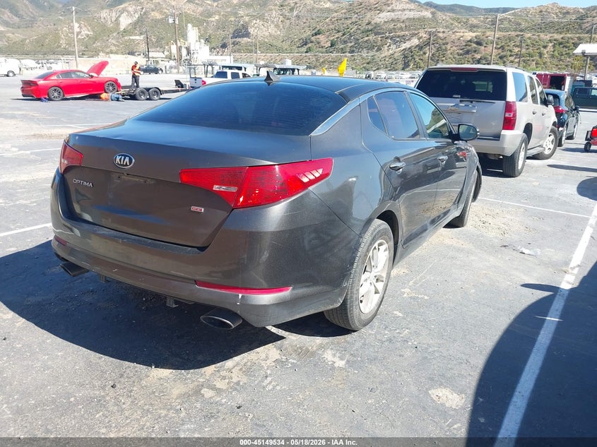 2013 Kia Optima VIN 5XXGM4A71DG201299 IAAI salvage auction — FRONT END, Salvage (California), sold $550 on 2026-07-17 (photo 4)