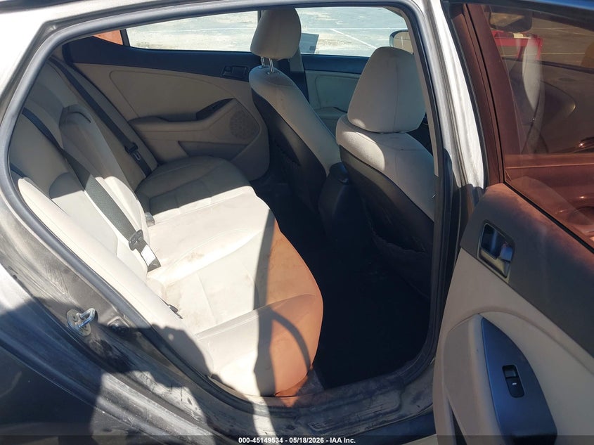 2013 Kia Optima VIN 5XXGM4A71DG201299 IAAI salvage auction — FRONT END, Salvage (California), sold $550 on 2026-07-17 (photo 8)