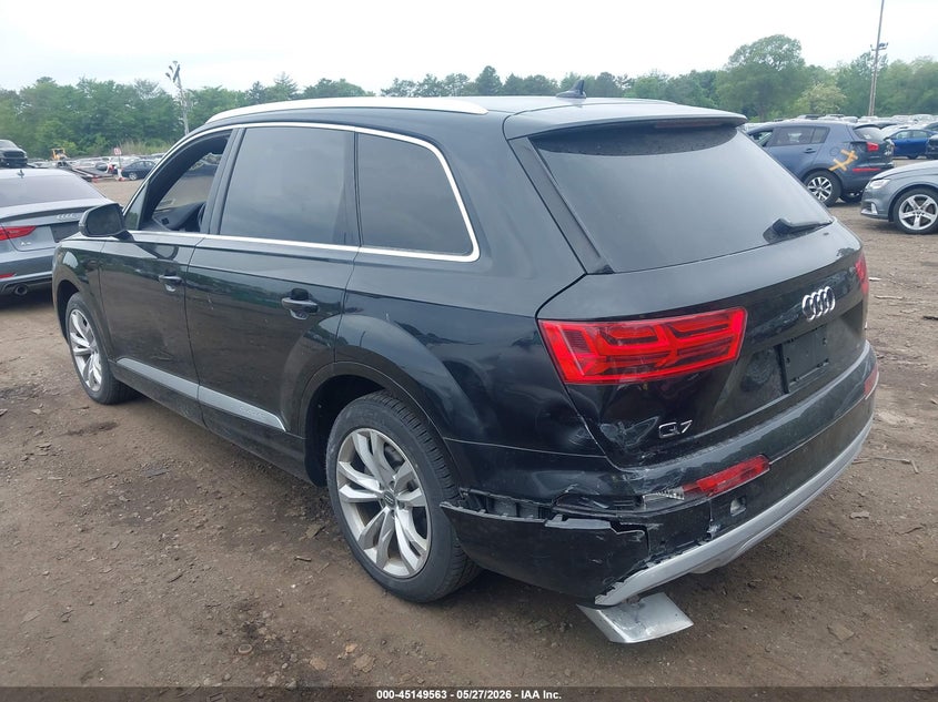 2017 Audi Q7 VIN WA1LHAF74HD050463 IAAI salvage auction — REAR END, Salvage (Idaho), sold $875 on 2026-07-28 (photo 3)