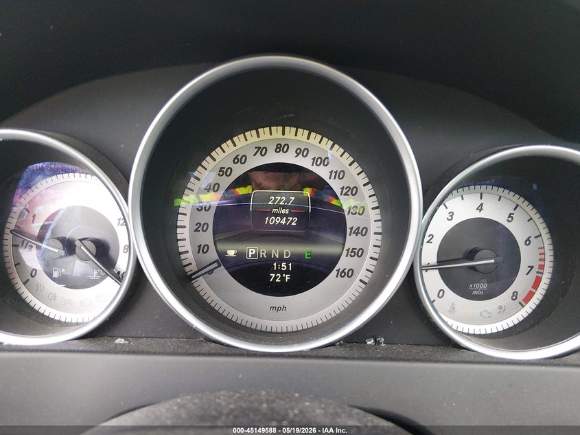 2013 Mercedes-benz C-klasse VIN WDDGF4HB2DA788196 IAAI salvage auction — HAIL, Clear (Missouri), sold $1,750 on 2026-07-06 (photo 7)