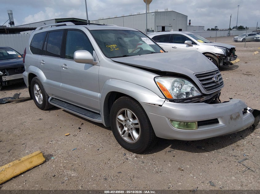 2007 Lexus Gx 470 VIN JTJBT20XX70148169 IAAI salvage auction — LEFT FRONT, Salvage (Texas), sold $3,000 on 2026-07-09 (photo 1)