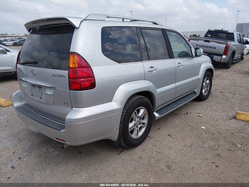 2007 Lexus Gx 470 VIN JTJBT20XX70148169 IAAI salvage auction — LEFT FRONT, Salvage (Texas), sold $3,000 on 2026-07-09 (photo 4)