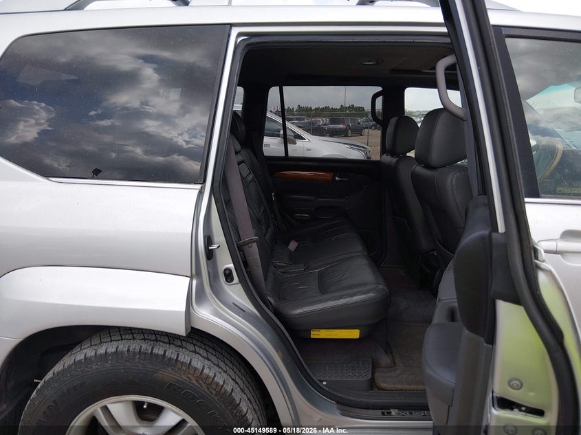 2007 Lexus Gx 470 VIN JTJBT20XX70148169 IAAI salvage auction — LEFT FRONT, Salvage (Texas), sold $3,000 on 2026-07-09 (photo 8)