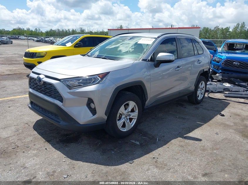 2021 Toyota Rav 4 VIN JTMRWRFV0MD133367 IAAI salvage auction — REAR END, Certificate Of Destruction (Florida), sold $13,200 on 2026-07-27 (photo 2)