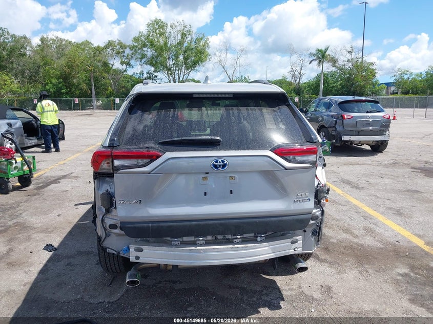 2021 Toyota Rav 4 VIN JTMRWRFV0MD133367 IAAI salvage auction — REAR END, Certificate Of Destruction (Florida), sold $13,200 on 2026-07-27 (photo 6)