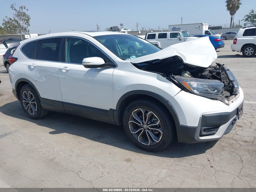 2020 Honda Cr-v VIN 7FARW1H52LE004024 IAAI salvage auction — FRONT & REAR, Salvage (California), sold $6,150 on 2026-07-29 (photo 1)