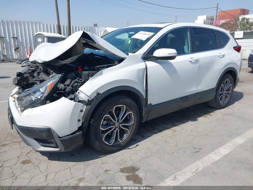 2020 Honda Cr-v VIN 7FARW1H52LE004024 IAAI salvage auction — FRONT & REAR, Salvage (California), sold $6,150 on 2026-07-29 (photo 2)