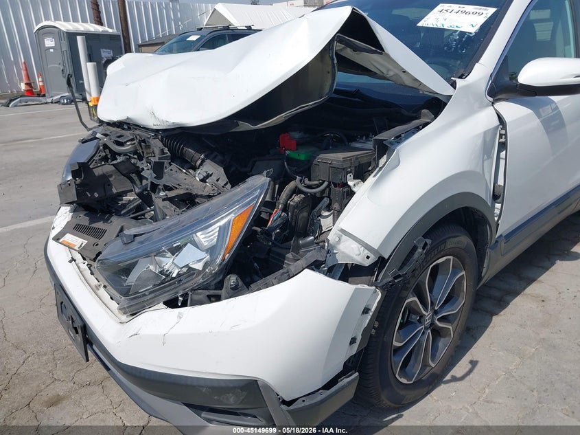 2020 Honda Cr-v VIN 7FARW1H52LE004024 IAAI salvage auction — FRONT & REAR, Salvage (California), sold $6,150 on 2026-07-29 (photo 6)