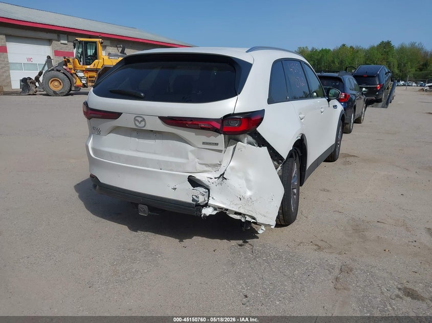 2025 Mazda Cx-90 VIN JM3KKBHDXS1242398 IAAI salvage auction — RIGHT REAR, Salvage (Idaho), sold $13,100 on 2026-07-30 (photo 4)