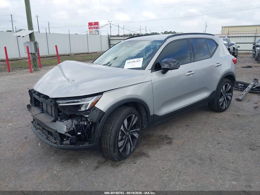 2025 Volvo Xc40 VIN YV4L12UC4S2479330 IAAI salvage auction — SIDE, Original (Texas), sold $6,800 on 2026-07-16 (photo 2)