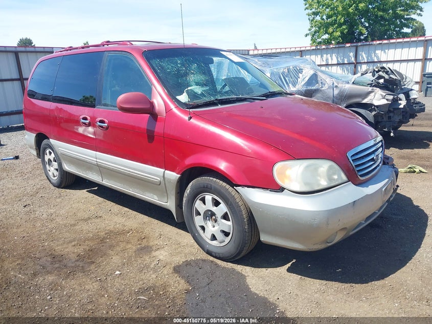 2002 Kia SEDONA VIN KNDUP131626108971 IAAI salvage auction — FRONT END, Bill Of Sale (Washington), sold $100 on 2026-07-14 (photo 1)