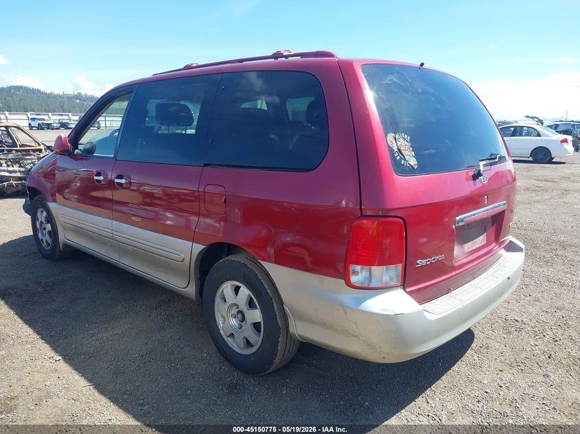 2002 Kia SEDONA VIN KNDUP131626108971 IAAI salvage auction — FRONT END, Bill Of Sale (Washington), sold $100 on 2026-07-14 (photo 3)