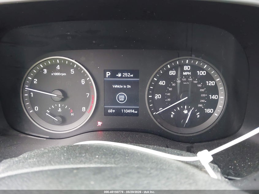 2021 Hyundai Tucson VIN KM8J33AL2MU360581 IAAI salvage auction — FRONT END, Original (Texas), sold $2,250 on 2026-07-14 (photo 7)