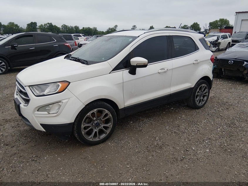 2018 Ford Ecosport VIN MAJ3P1VE4JC212408 IAAI salvage auction — HAIL, Clear (Missouri), sold $1,225 on 2026-07-27 (photo 2)