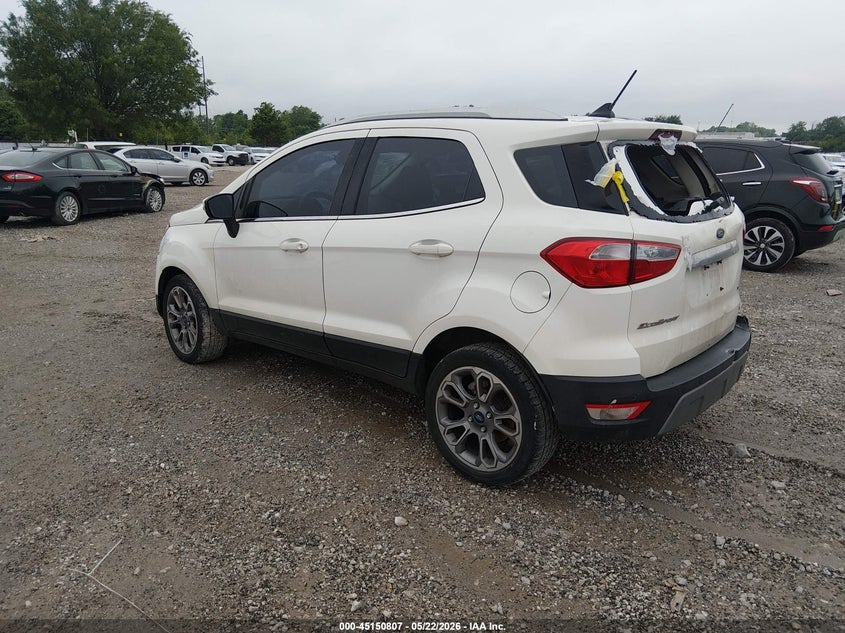 2018 Ford Ecosport VIN MAJ3P1VE4JC212408 IAAI salvage auction — HAIL, Clear (Missouri), sold $1,225 on 2026-07-27 (photo 3)