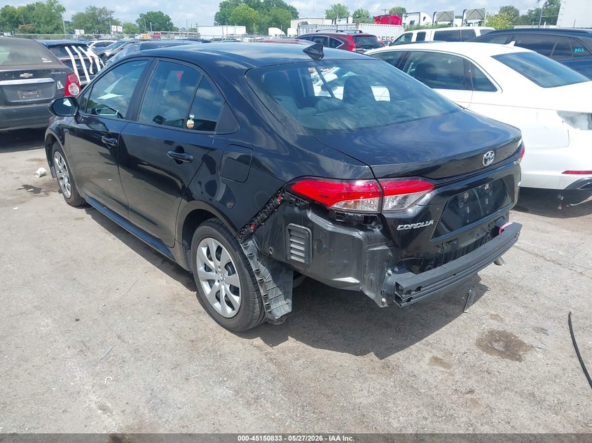 2022 Toyota Corolla VIN 5YFEPMAE1NP309296 IAAI salvage auction — RIGHT SIDE, Salvage Title, sold $4,600 on 2026-07-20 (photo 3)