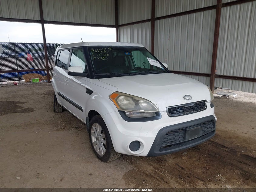 2013 Kia Soul VIN KNDJT2A68D7567970 IAAI salvage auction — REAR END, Salvage (Texas), sold $775 on 2026-07-07 (photo 1)