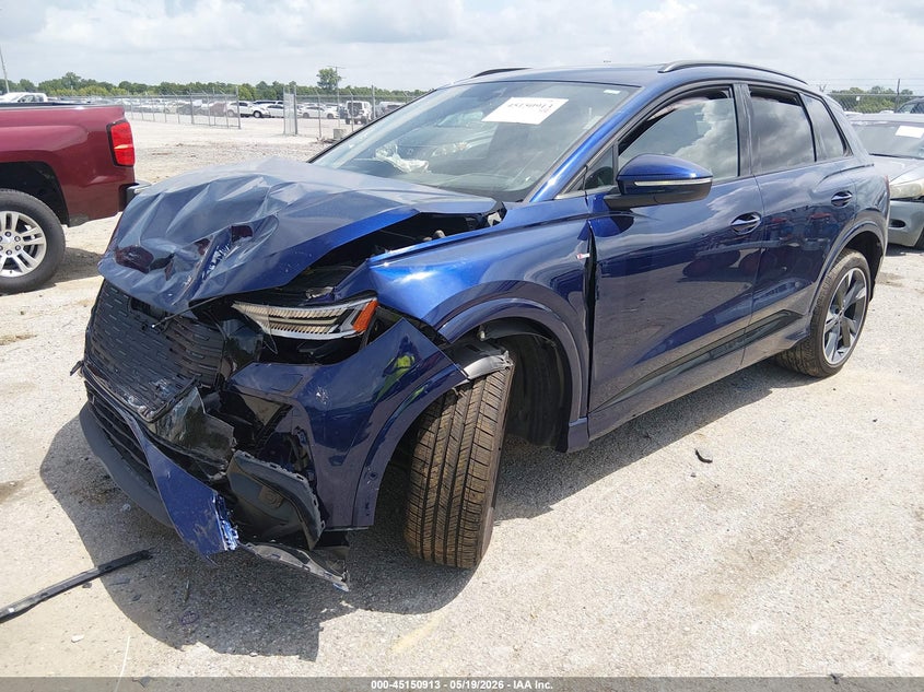 2023 Audi Q4 e-tron VIN WA1M2BFZ6PP068117 IAAI salvage auction — FRONT END, Salvage (Louisiana), sold $6,800 on 2026-07-18 (photo 2)