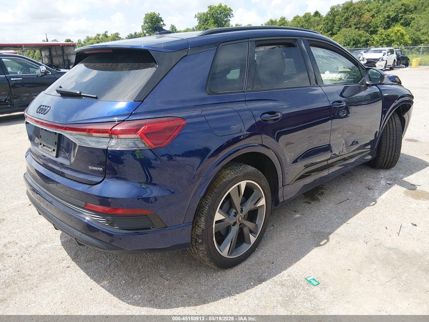 2023 Audi Q4 e-tron VIN WA1M2BFZ6PP068117 IAAI salvage auction — FRONT END, Salvage (Louisiana), sold $6,800 on 2026-07-18 (photo 4)