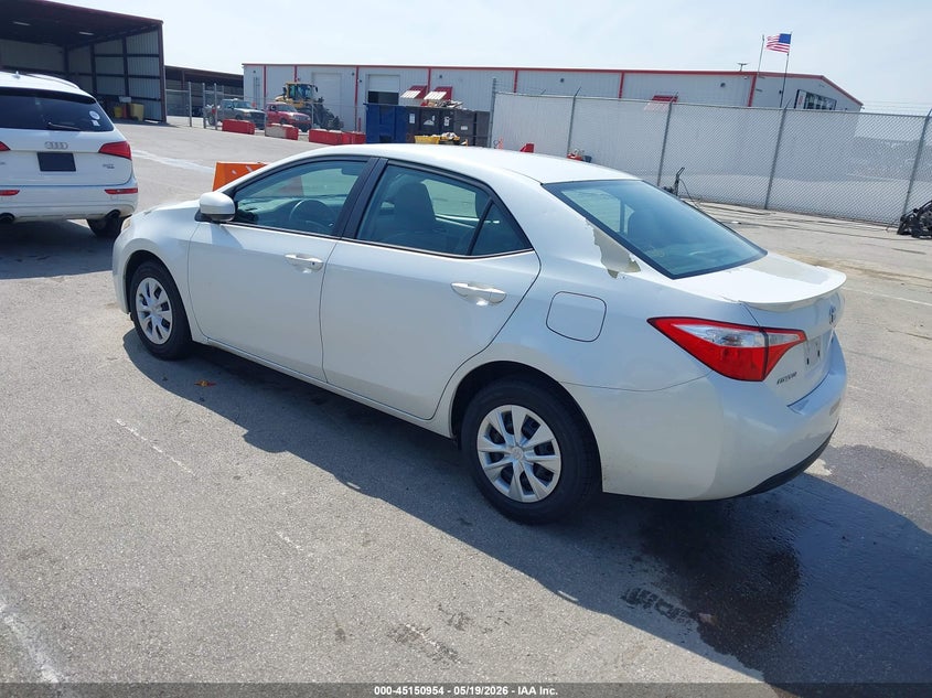 2015 Toyota Corolla VIN 5YFBPRHE3FP249402 IAAI salvage auction — HAIL, Clear (Indiana), sold $2,950 on 2026-07-20 (photo 3)