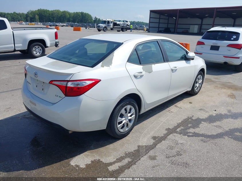 2015 Toyota Corolla VIN 5YFBPRHE3FP249402 IAAI salvage auction — HAIL, Clear (Indiana), sold $2,950 on 2026-07-20 (photo 4)