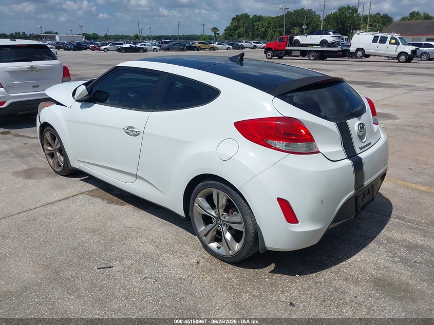 2012 Hyundai Veloster VIN KMHTC6AD0CU061107 IAAI salvage auction — FRONT END, Rebuildable (Florida), sold $225 on 2026-07-22 (photo 3)