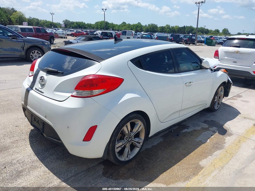 2012 Hyundai Veloster VIN KMHTC6AD0CU061107 IAAI salvage auction — FRONT END, Rebuildable (Florida), sold $225 on 2026-07-22 (photo 4)