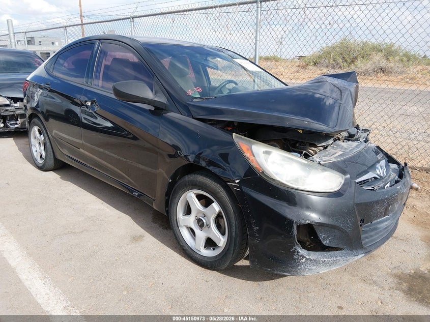 2012 Hyundai Accent VIN KMHCT4AE0CU158711 IAAI salvage auction — FRONT END, Salvage Title, sold $300 on 2026-07-08 (photo 1)