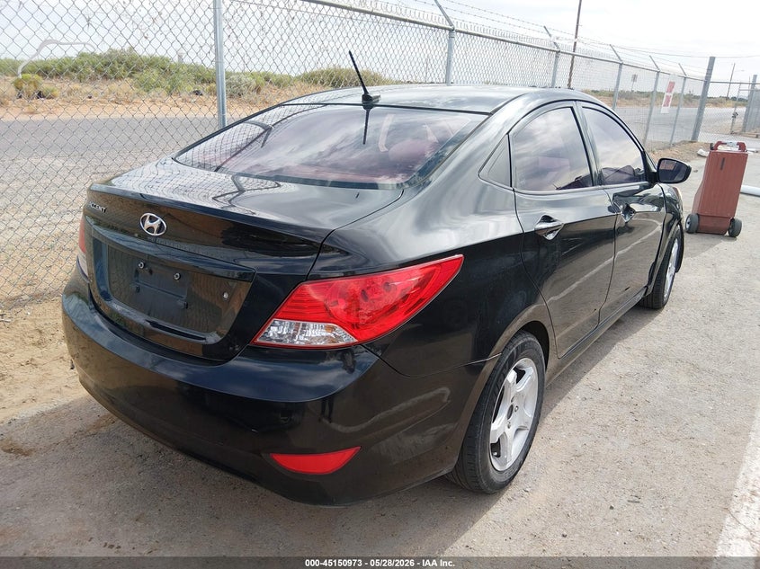 2012 Hyundai Accent VIN KMHCT4AE0CU158711 IAAI salvage auction — FRONT END, Salvage Title, sold $300 on 2026-07-08 (photo 4)