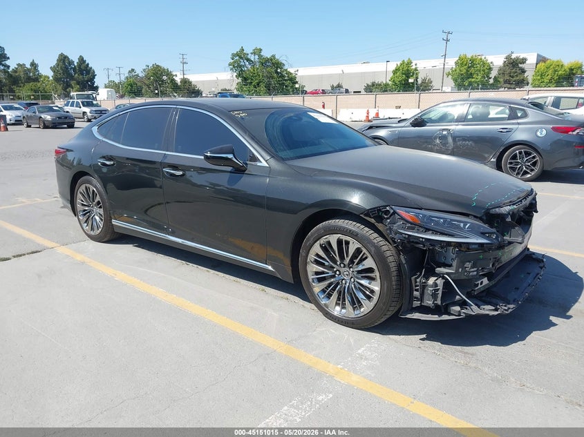 2020 Lexus Ls VIN JTHD51FFXL5012456 IAAI salvage auction — FRONT END, Salvage Title, sold $9,300 on 2026-08-03 (photo 1)