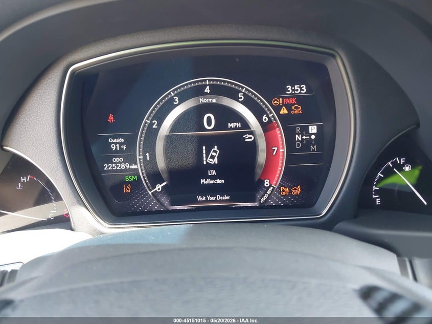 2020 Lexus Ls VIN JTHD51FFXL5012456 IAAI salvage auction — FRONT END, Salvage Title, sold $9,300 on 2026-08-03 (photo 7)