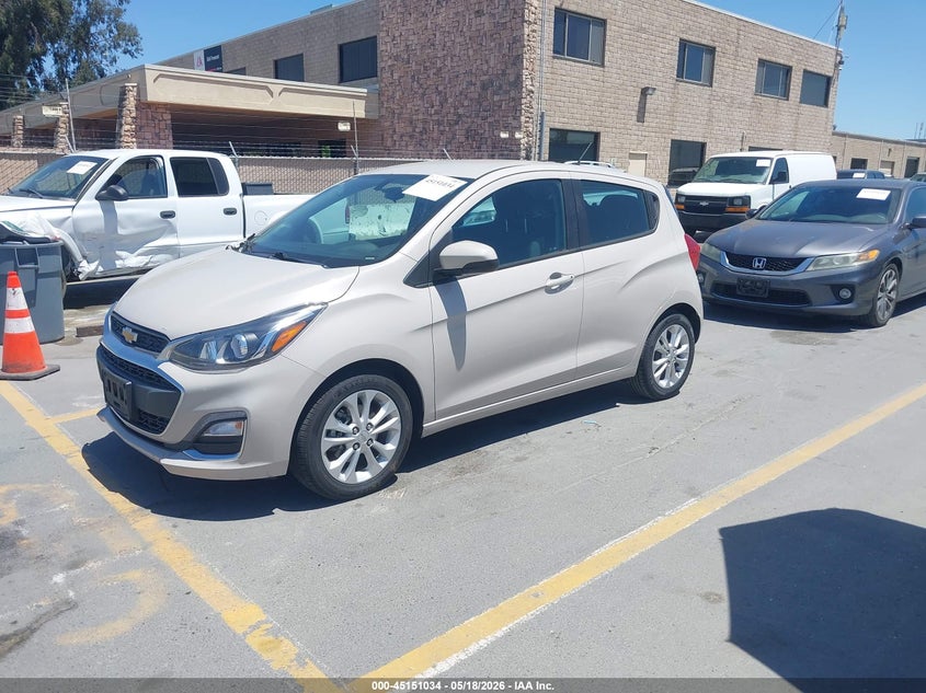2021 Chevrolet Spark VIN KL8CD6SA5MC750310 IAAI salvage auction — RIGHT FRONT, Salvage (California), sold $1,750 on 2026-07-20 (photo 2)