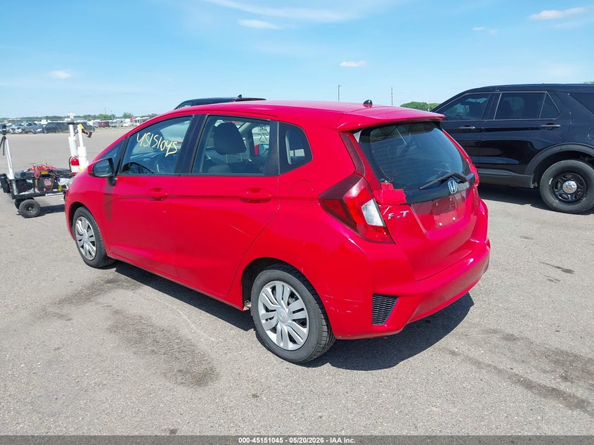 2016 Honda Fit VIN JHMGK5H57GS003996 IAAI salvage auction — HAIL, Salvage (Minnesota), sold $4,650 on 2026-07-13 (photo 3)