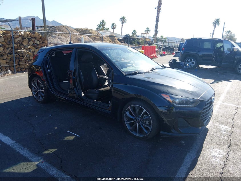 2019 Hyundai Veloster VIN KMHTG6AF4KU009886 IAAI salvage auction — RIGHT SIDE, Salvage (Nevada), sold $325 on 2026-07-25 (photo 1)
