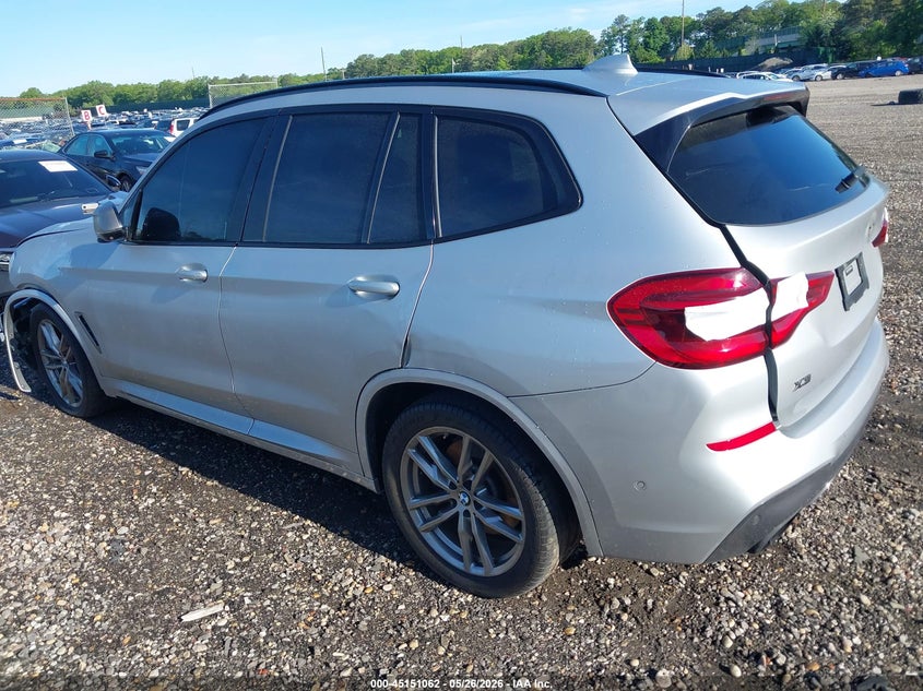 2020 BMW X3 VIN 5UXTY9C04L9C20796 IAAI salvage auction — FRONT & REAR, Mv-907A (New York), sold $1,250 on 2026-07-28 (photo 3)
