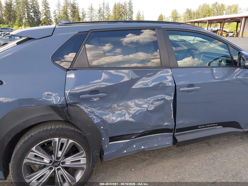 2024 Subaru Solterra VIN JTMABABA7RA050993 IAAI salvage auction — RIGHT SIDE, Bill Of Sale (Washington), sold $9,575 on 2026-07-16 (photo 6)