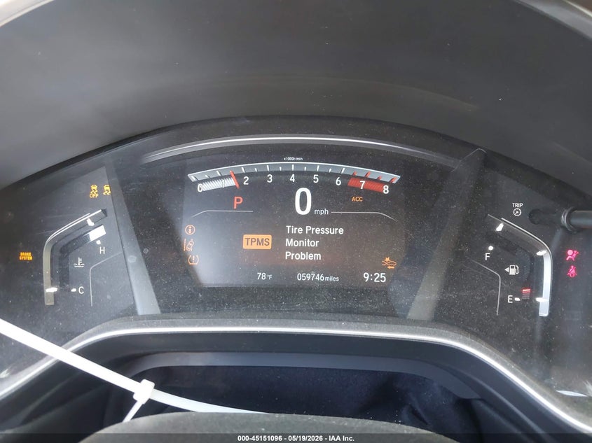 2019 Honda Cr-v VIN 5J6RW1H53KA044349 IAAI salvage auction — SIDE, Salvage (California), sold $7,000 on 2026-07-05 (photo 7)