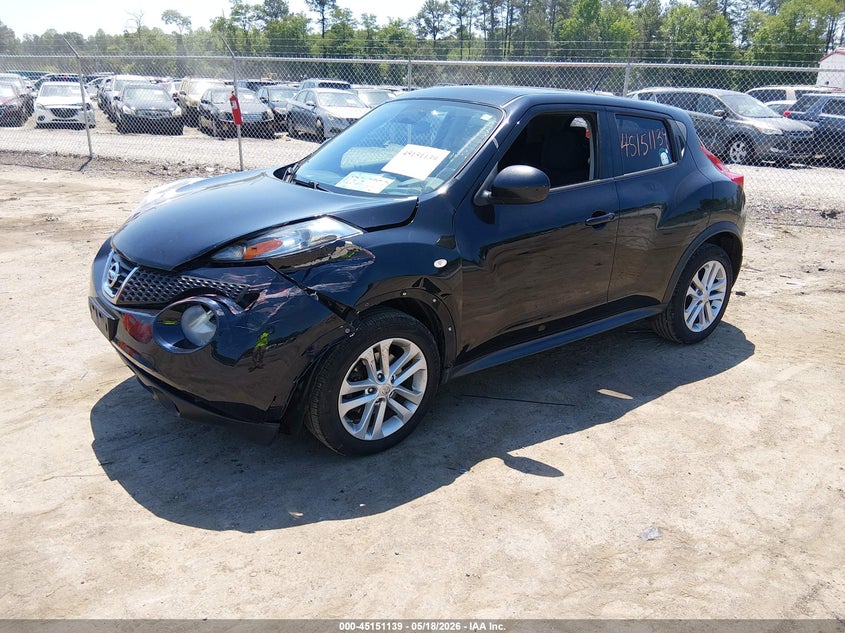 2013 Nissan Juke VIN JN8AF5MR5DT225564 IAAI salvage auction — LEFT FRONT, Clear (Virginia), sold $650 on 2026-07-17 (photo 2)