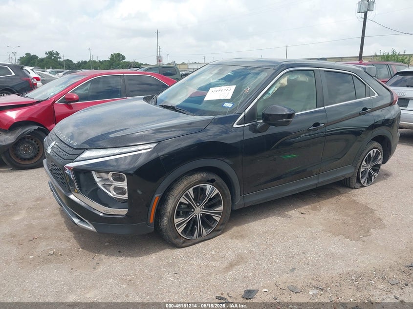 2022 Mitsubishi Eclipse cross VIN JA4ATWAA6NZ018814 IAAI salvage auction — LEFT SIDE, Original (Texas), sold $6,550 on 2026-07-22 (photo 2)